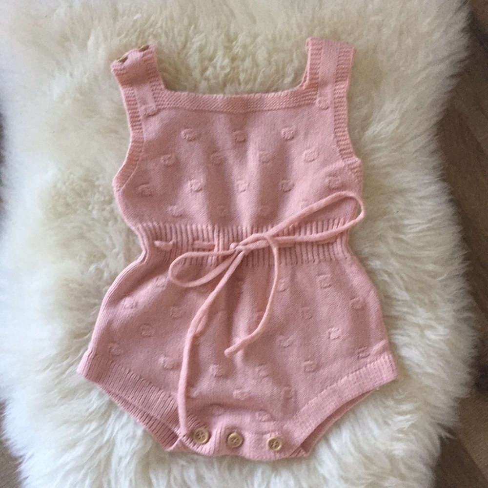 Super cute pale pink romper